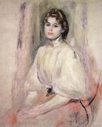 Pierre Renoir Young Woman Seated USA oil painting artist